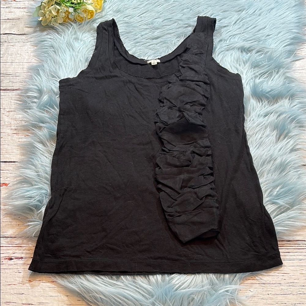 J. Crew Factory Silk Accent Cotton Tank Top sz S